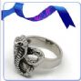 new design silver snake finger ring