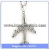 wholesale stainless steel airplane pendant